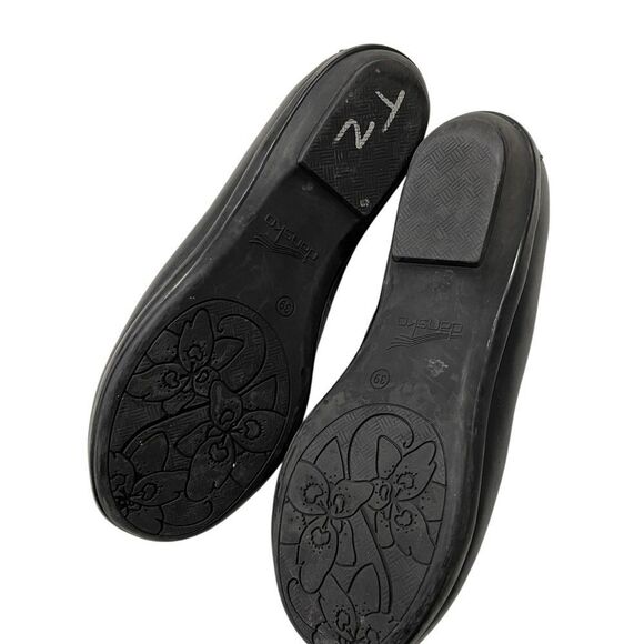 Dansko Women's Black Leather Loafers Size 8.5 - Size 9 - Picture 6 of 8